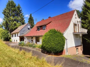 Zweifamilienhaus mit angrenzendem Waldgrundstück in idyllischer Ortsrandlage!